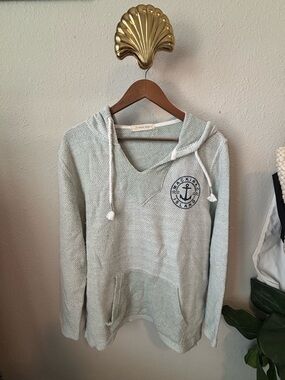 Mackinac Island Hooded Pullover Sweatshirt - Light Sage